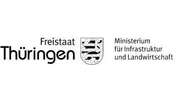 Logo des Ministeriums für Infrastruktur und Landwirtschaft des Freistaats Thüringen